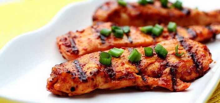 Grilled chicken breast for the Dukan diet